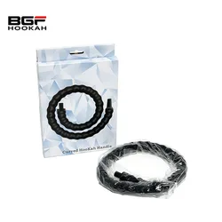 70cm Flexible Hands Free Curved Hookah Hose Shisha Handle Smoke Pipe Chicha Sheesha Narguile Shisha Hose Accessories