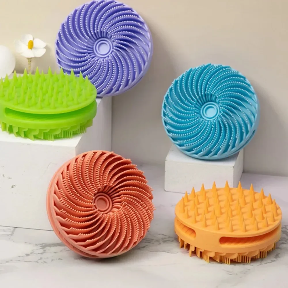 Soft Silicone Body Scrubber Scalp Exfoliating Non-irritating Body Wash Massager Bath Shower Brush Body Scrub Skin Care Bath Tool