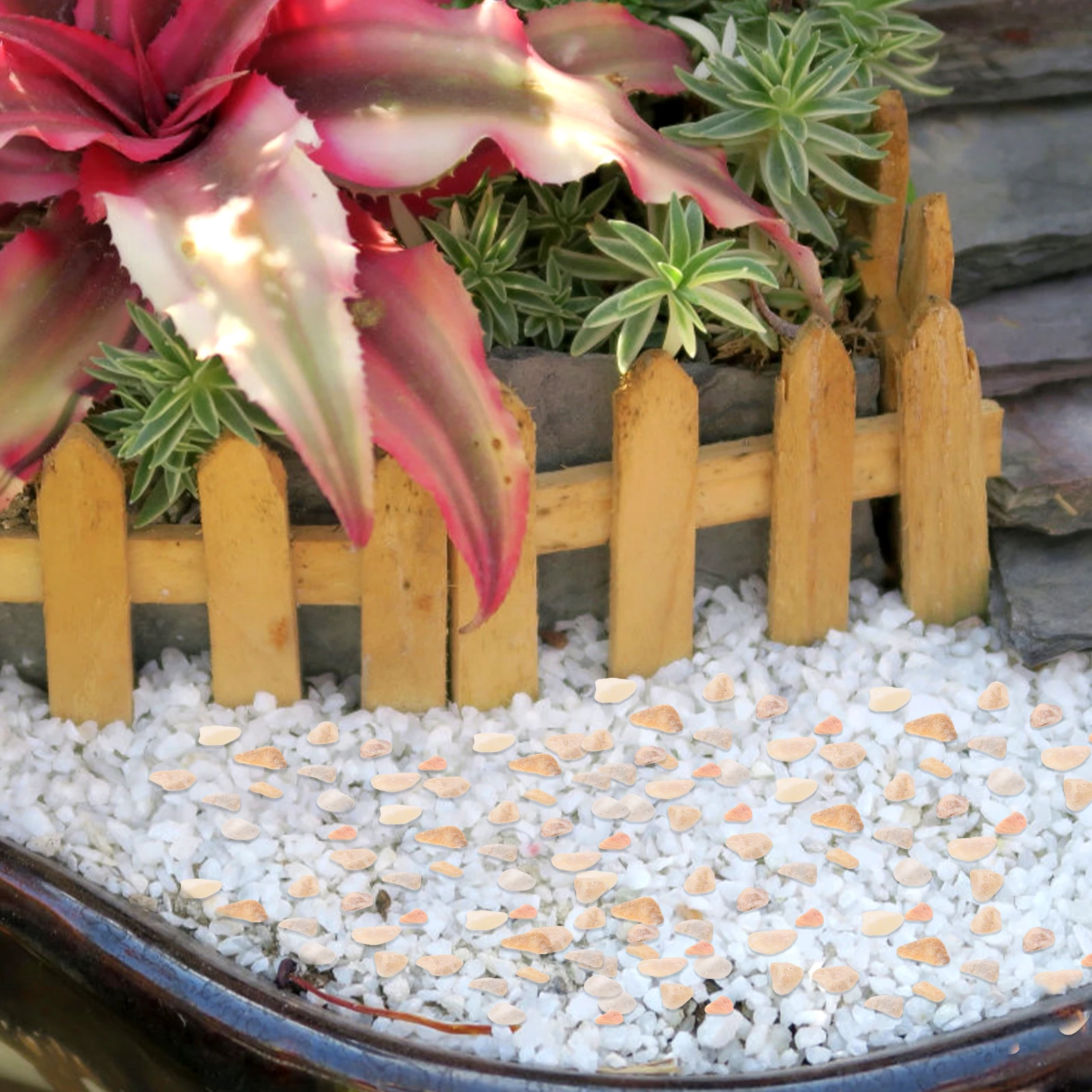 

Decorative Stones White Gravel Pebbles River Rocks for Fish Tank S Table Mini Garden Layout Scenery Basing