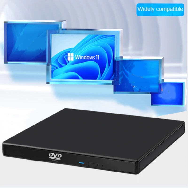 USB 2.0 Burner Optical Drive DVD Drive External Portable External Optical Drive CD DVD+/-RW For Laptop PC Desktop