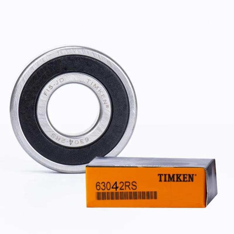 Timken 6304-2RS Deep Groove Ball Bearings 20x52x15mm Pre-Lubricated with Double Rubber Cost Effective Stable Performance Ope