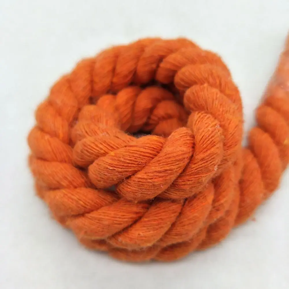 Cotton Rope Braided Cord Colorful Twisted String For Aquarium Decoration Home Textile DIY Handicraft Gift Wrapping Crafting