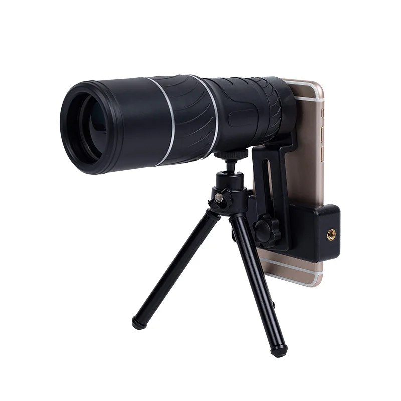 16*52 66M/8000M Monocular Telescope Portable Waterproof  With Tripod And Phone Clip High Quality Take Photo for Camping