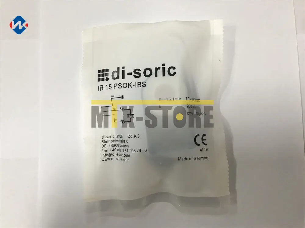 

1pcs New di-soric sensor IR 15 PSOK-IBS