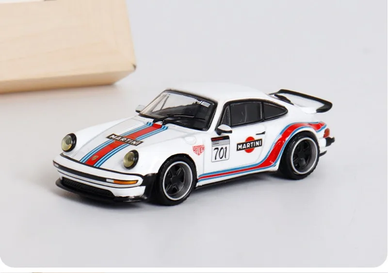 RM 1/64 930 Zanger Turbo Studie Legering Motorvoertuig Speelgoed spuitgieten Metalen Model Collectie Jongen Kerstcadeau