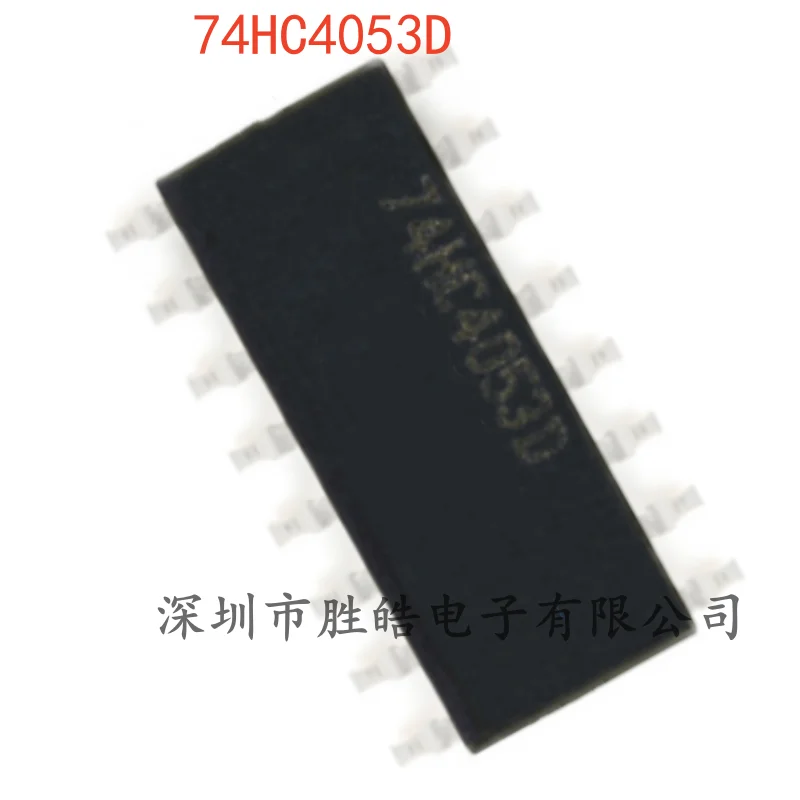 (10PCS)  NEW  74HC4053D  74HC4053   Three-Way, Two-Channel Analog Multiplexer Chip   SOIC-16   74HC4053D  Integrated Circuit