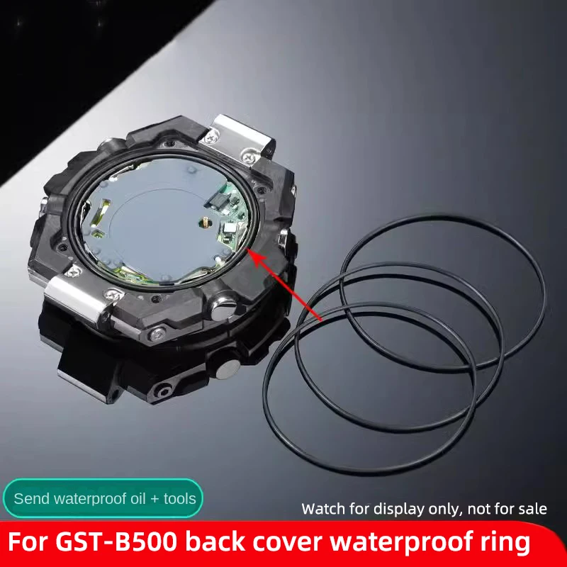 

Waterproof Ring GST b500 Watch Accessories For Casio GST-B500 Watch Rear Cover Sealing Ring Bottom Cover Rubber Dust Ring Gasket