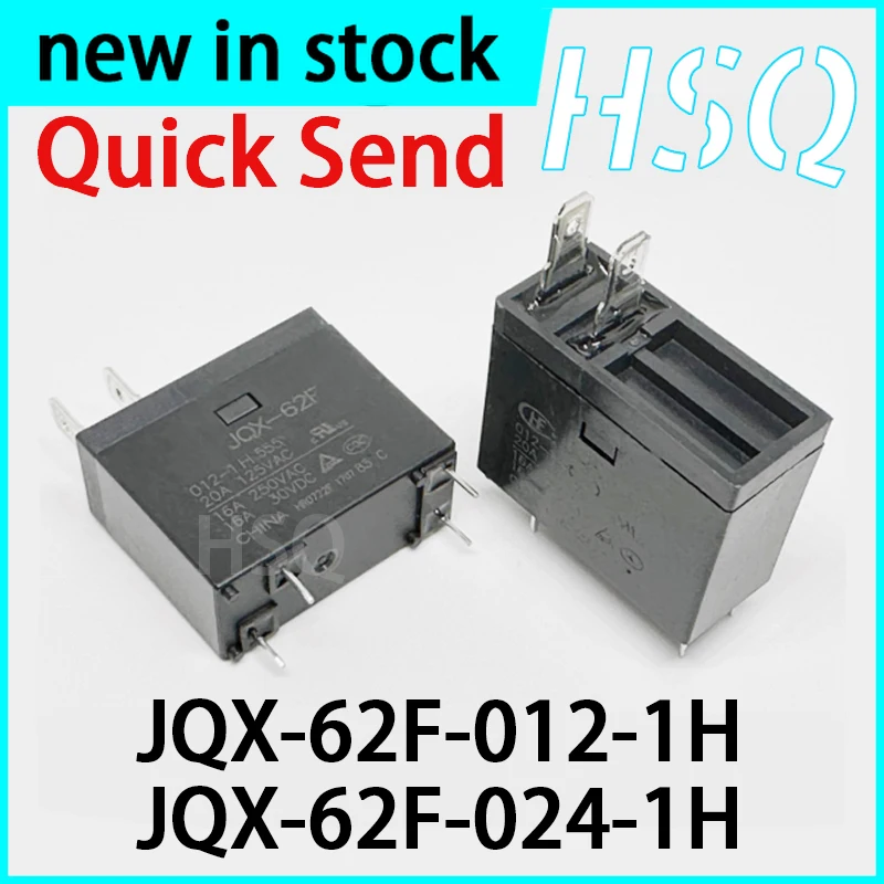 2PCS Novo Relé Especial JQX-62F 012 024-1H para Aquecedor de Água e Micro-ondas