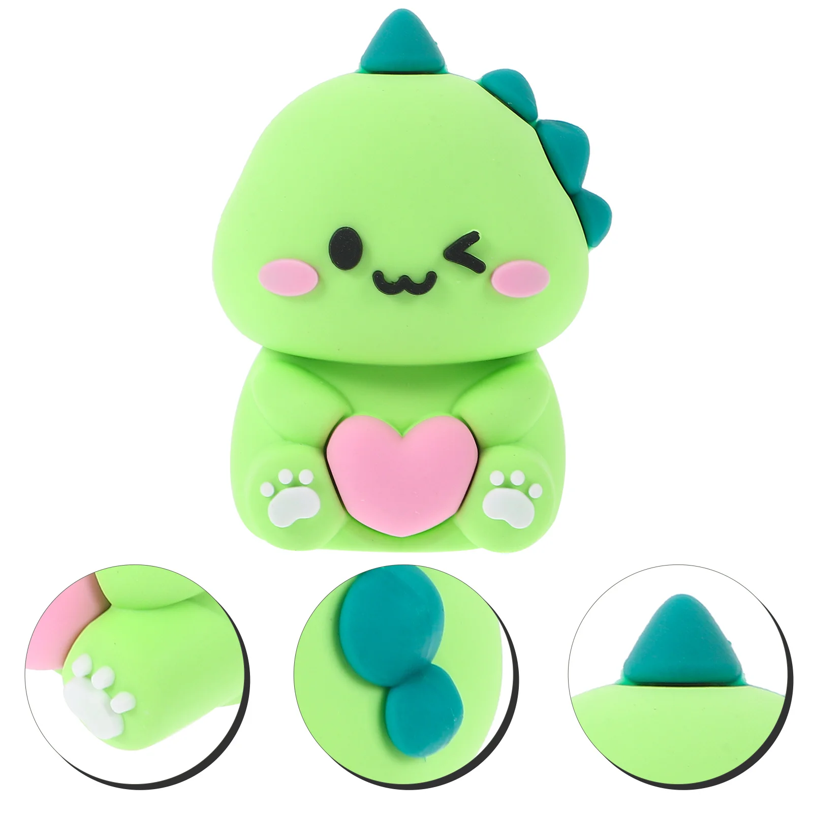 

Handheld Dinosaur Cartoon Pencils Sharpener Small Size for Home Office Cute Decorative Pencils Sharpener