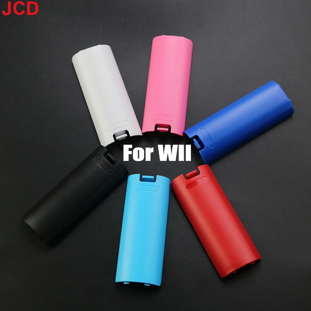 JCD 1pcs Wireless Game Controller Battery Case Back Cover For Wii Remote Controller Gamepad Handle Battery Cases Covers