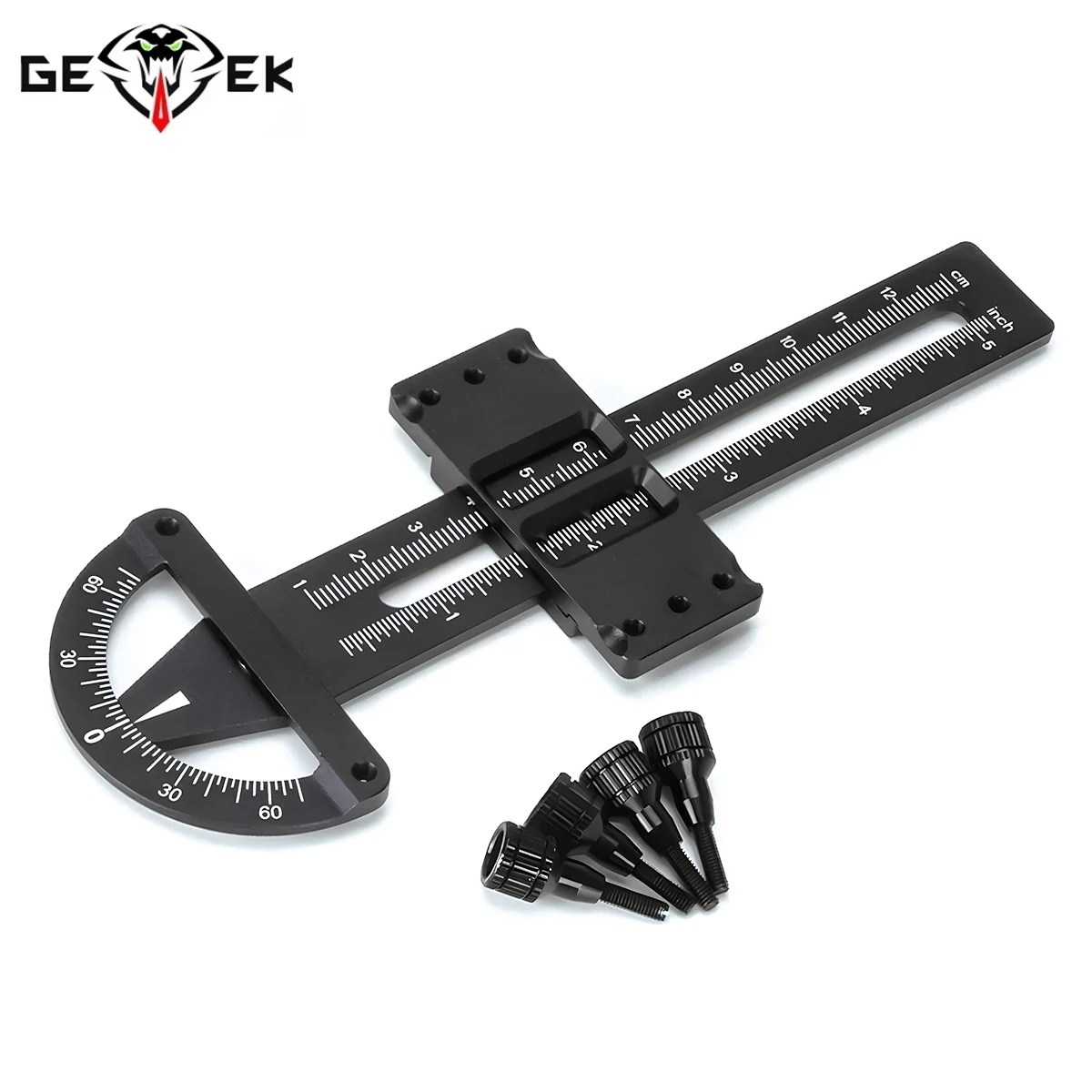 RC Car Metal Shock Absorber Balance Measurement Tool Ruler for 1/8 1/10 RC Car Crawler SCX10 TRX4 TT02 Redcat GEN8