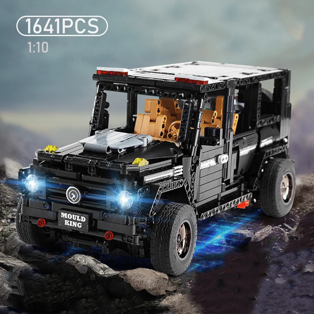 

Remote Control Electric Off Road Car Building Blocks Assembly Model Educational Puzzle Toy for Boys Kids Display Gift