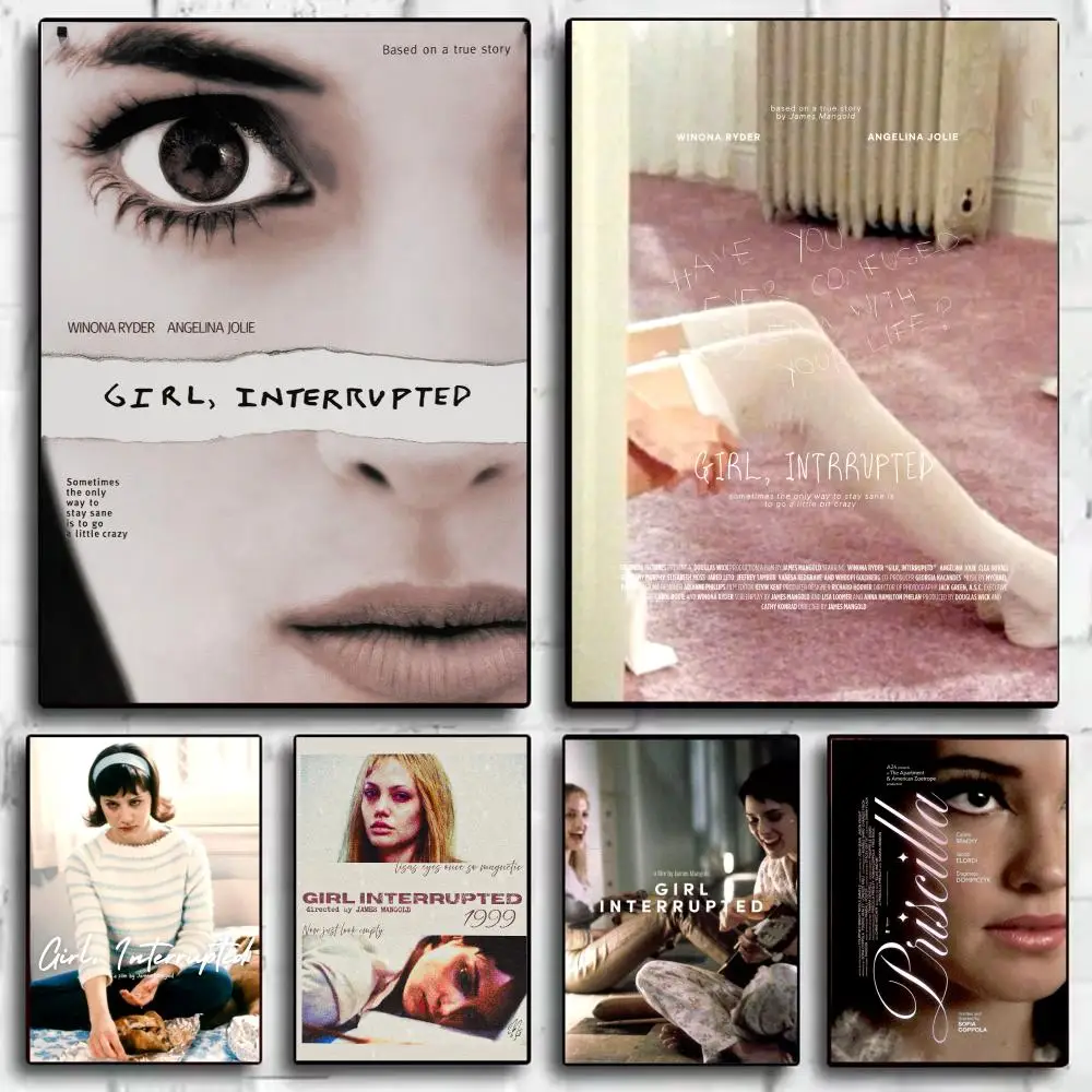 Movie G-Girl Interrupted Poster Modern Aesthetic Wall Art Print Minimalist Poster Bedroom Living Room Home Decor Gift