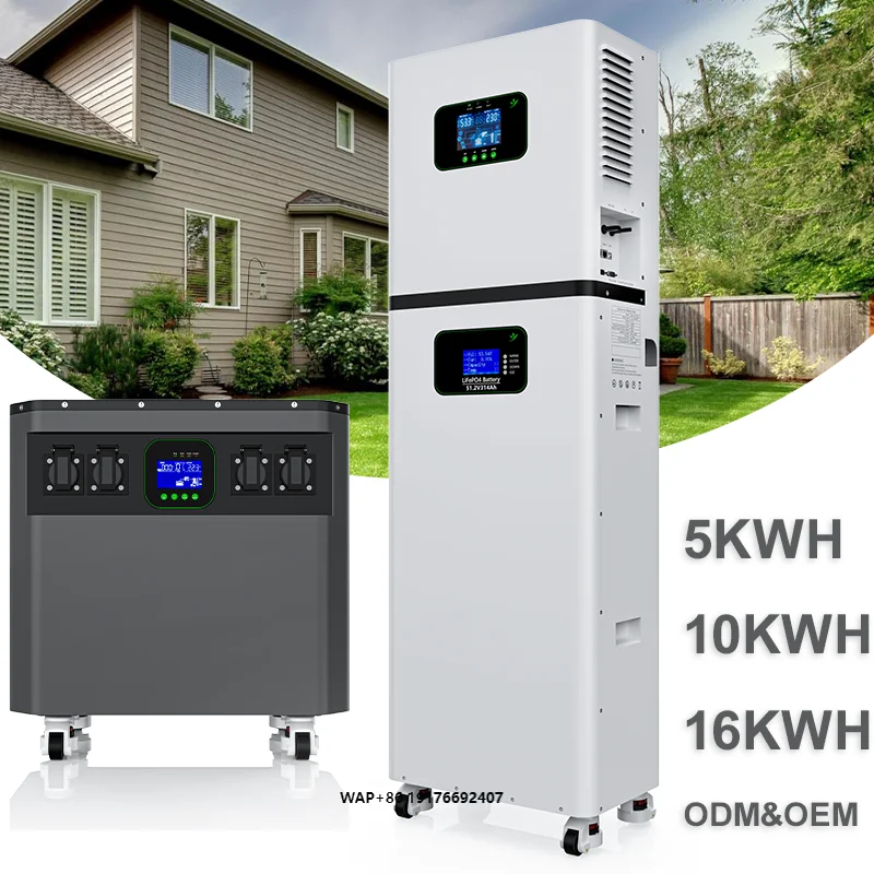 5kwh 8kwh 16kwh Lithium Battery Pack DIY 16s LiFePO4 Case Shell 15kwh Solar Home Energy System Storage 51.2v 314ah with Bms