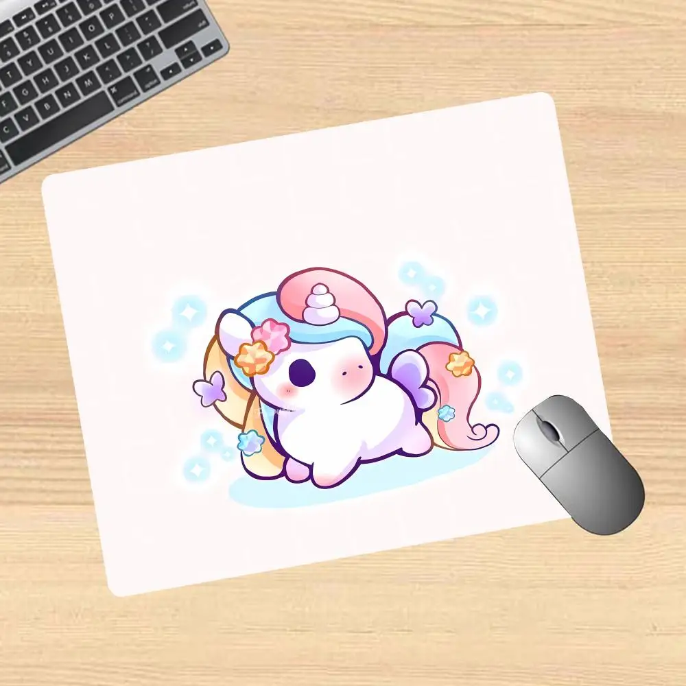 

Коврик для мыши с изображением единорога, коврик для мыши малого размера, игровой коврик для мыши, коврик для клавиатуры и мыши, коврик для компьютерного стола