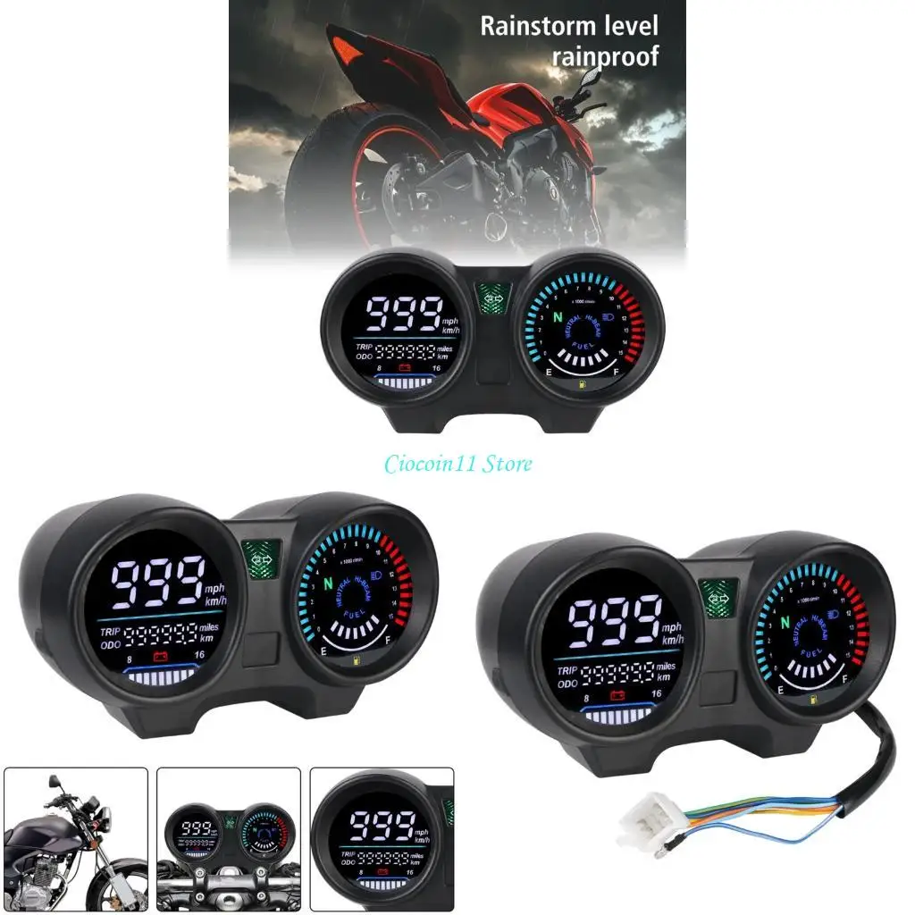

Y1UB Digital Dashboard Точные показания скорости и расстояния для вентилятора CG150.