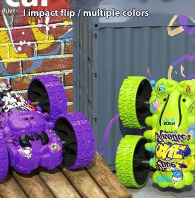 

【BBS-7】1 Piece Fun Double-sided Car Inertial Safety Anti-Collision Anti-fall Model Children's Toy Car Sliding Off-road Vehicle