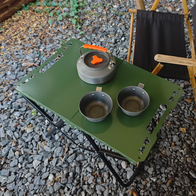 طاولة نزهة خفيفة الوزن قابلة للطي، طاولة قابلة للطي للتخييم للاستخدام العملي في الهواء الطلق، تصميم موفر للمساحة، سعة تحميل عالية