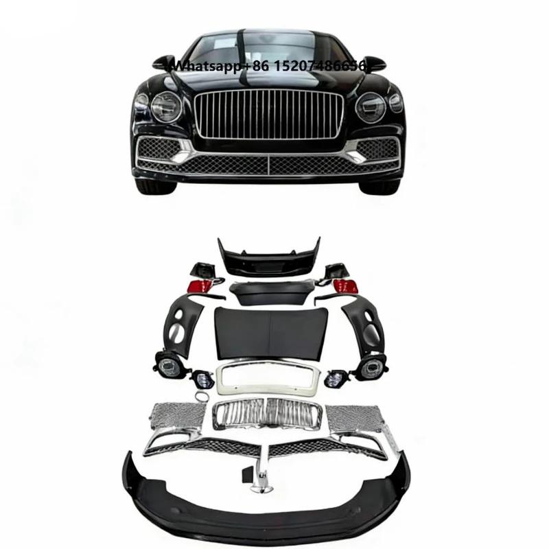 For Applicable 2006-2017| Model to New 2022 Body Kit, Front Bumper Grille Headlamp Kit.