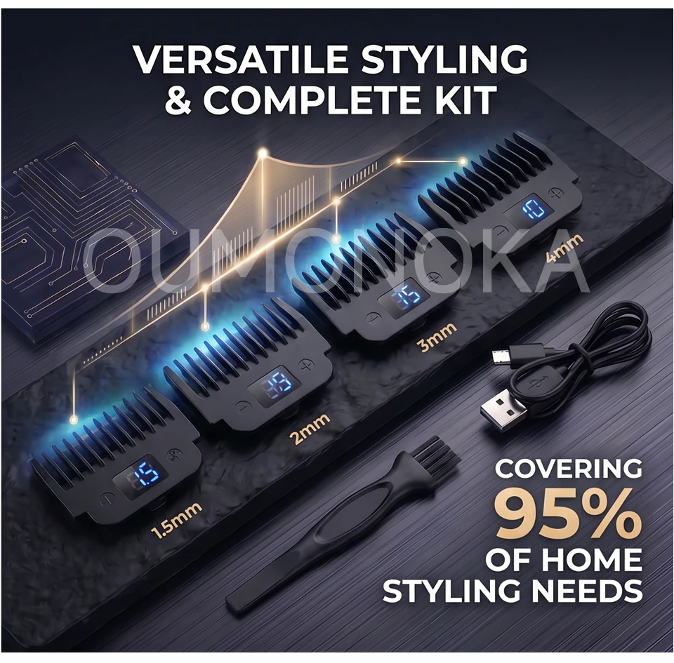 New In Hair Cutting Machine Clipper for Men Barber Shop Trimmer for Men Mower Men's Electric Shaver Haircut Beard Trimmer