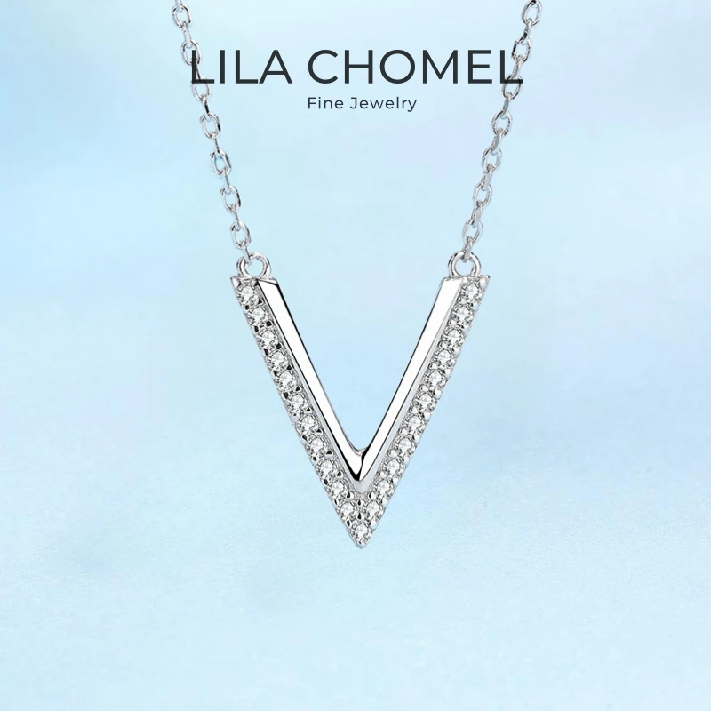 

Подарок на день рождения для дочери, белое золото 18 карат, ожерелья на День Благодарения, 0,19 карата, муассанит, бриллиант PT950, платина, Рождество для женщин