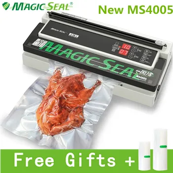 MAGIC SEAL MS4005 Ticari Vakumlama Makinesi Makinesi En İyi Otomatik Vakumlu Gıda Mühürleyen Paketleme Makinesi Mühürleyen Tüm Torbalarda Ortak