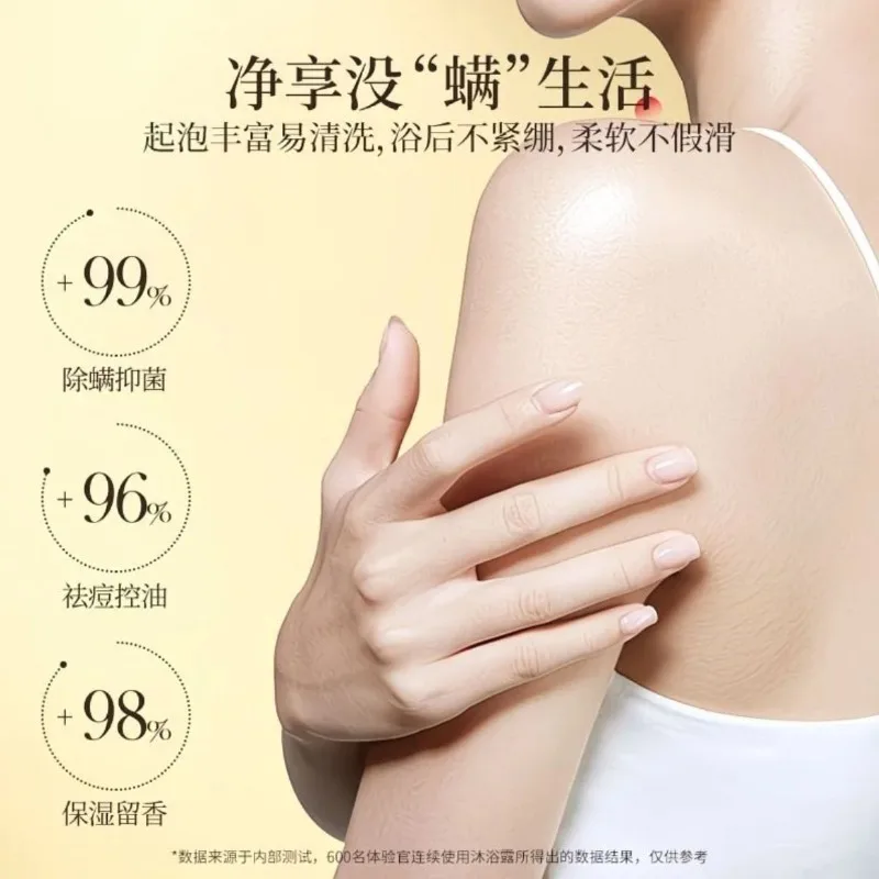 MICAOJI Shower Gel Sulfur Deep Cleansing Body Wash for Acne Oily Skin Soothing Oil Control Exfoliating Bath Wash
