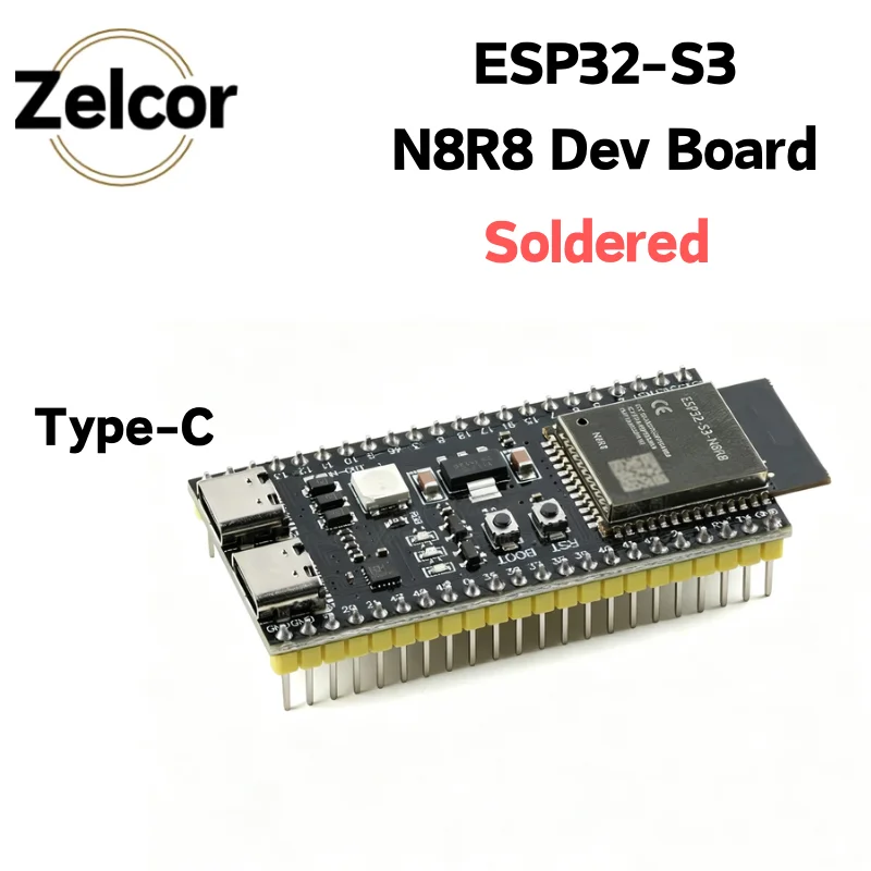 ESP32 S3 DevKitC 1 Development Board BT 2.4G Wifi Module for Arduino 8MB PSRAM 16MB FLASH N16R8 44Pin ESP32 S3 Reliable Quality