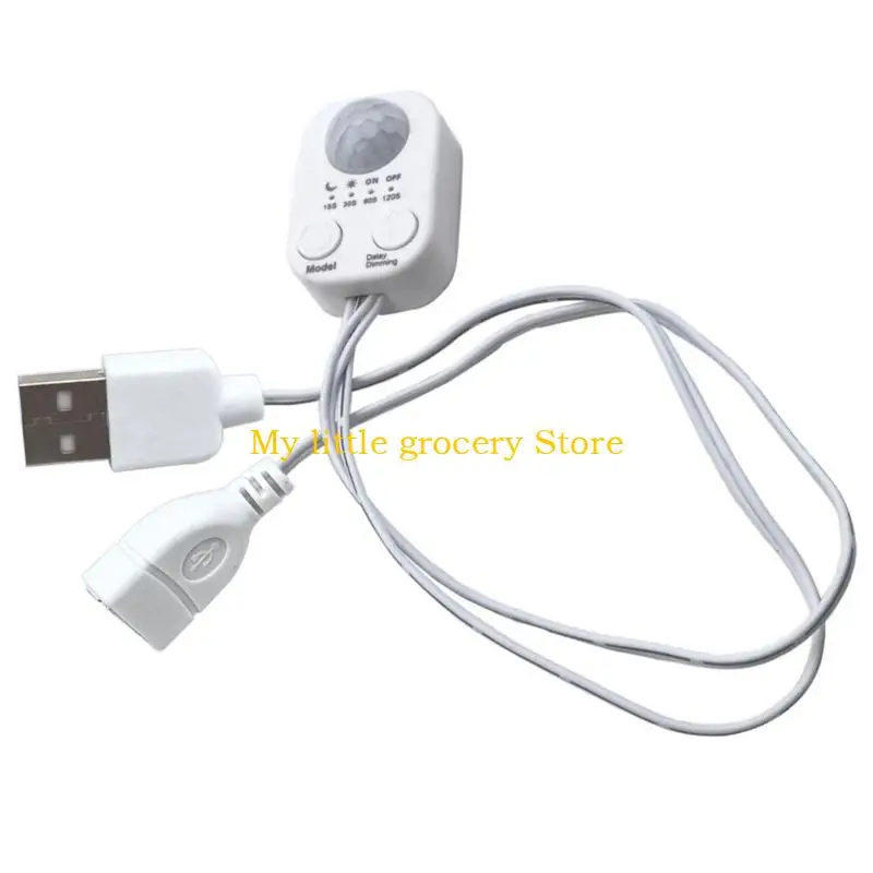 D5BD Energy Saving Motion Sensors Switches 4 Type Adjustable Delay Time for LED Light