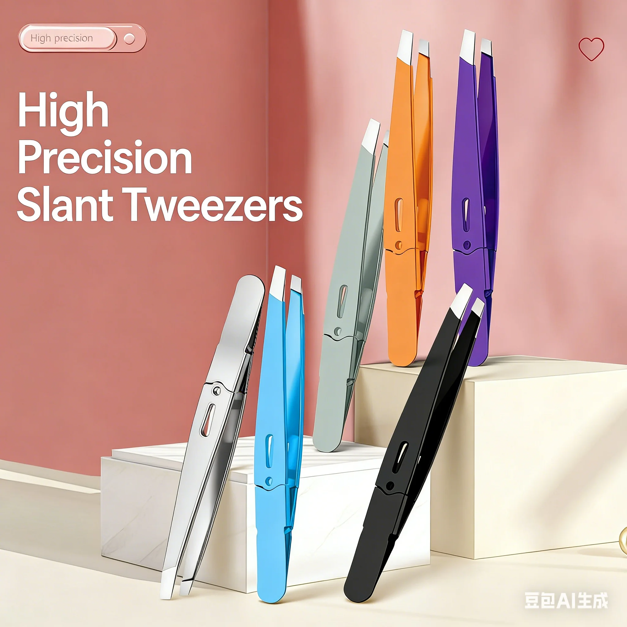 Pinça de aliciamento masculina para barba e bigode, aço inoxidável, grau profissional, durável, ferramenta aparador de pelos faciais