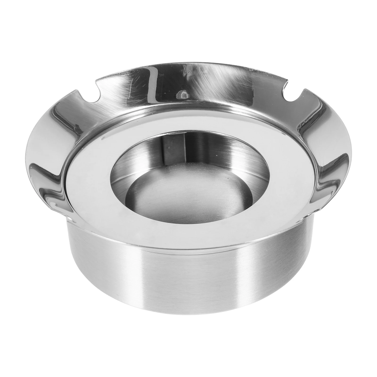 

Stainless Steel Ashtray Nordic Design Minimalist Desk Organizer Metal Holder Smokeless Car Pocket Decorative Gift