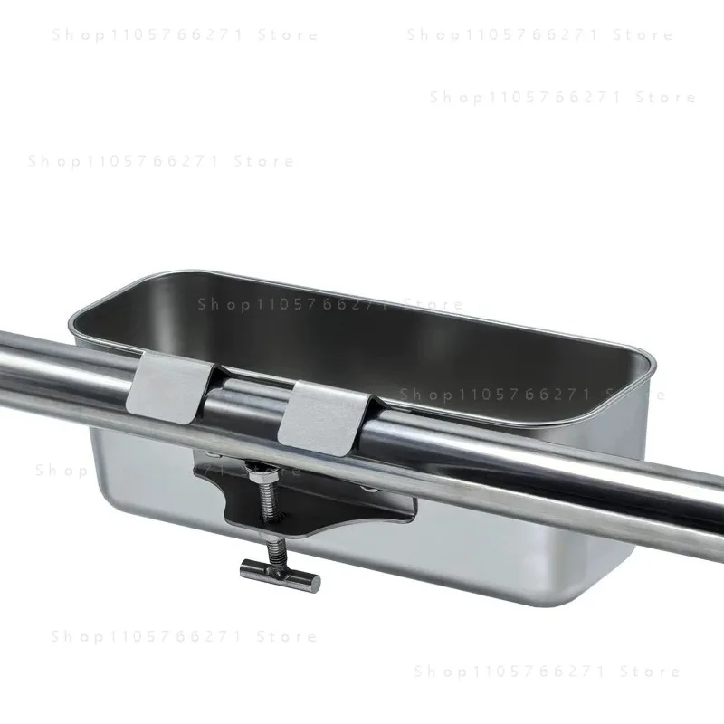 Stainless steel yacht railing accessories fishing boat equipment storage live bait box sea fishing sand silkworm box
