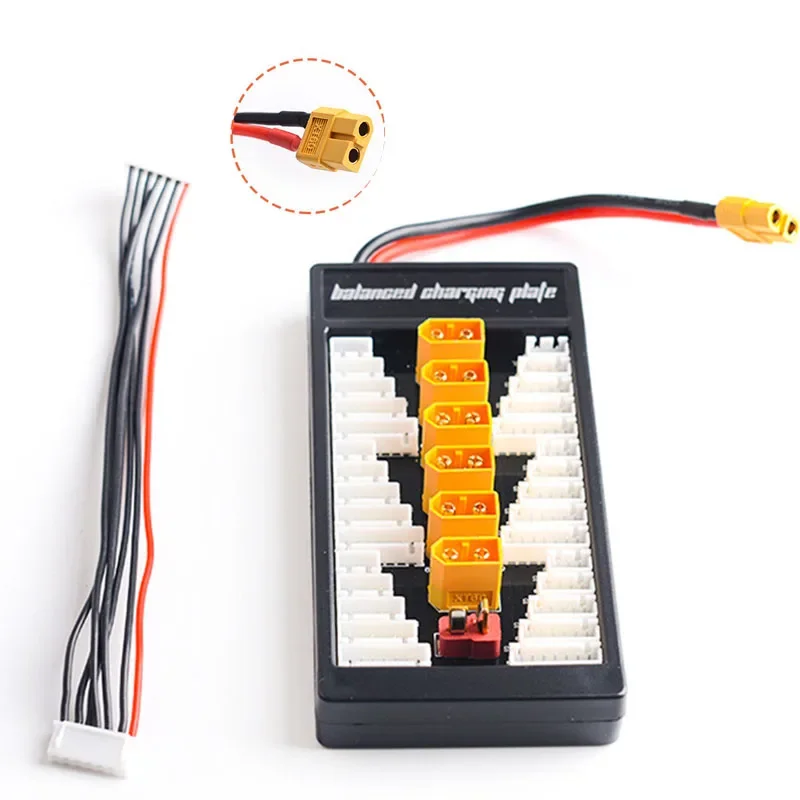 

2S-6S Lipo Parallel Balanced Charging Board XT60 Plug For RC Battery Charger B6AC A6 720i Parallel Charging Plate Board