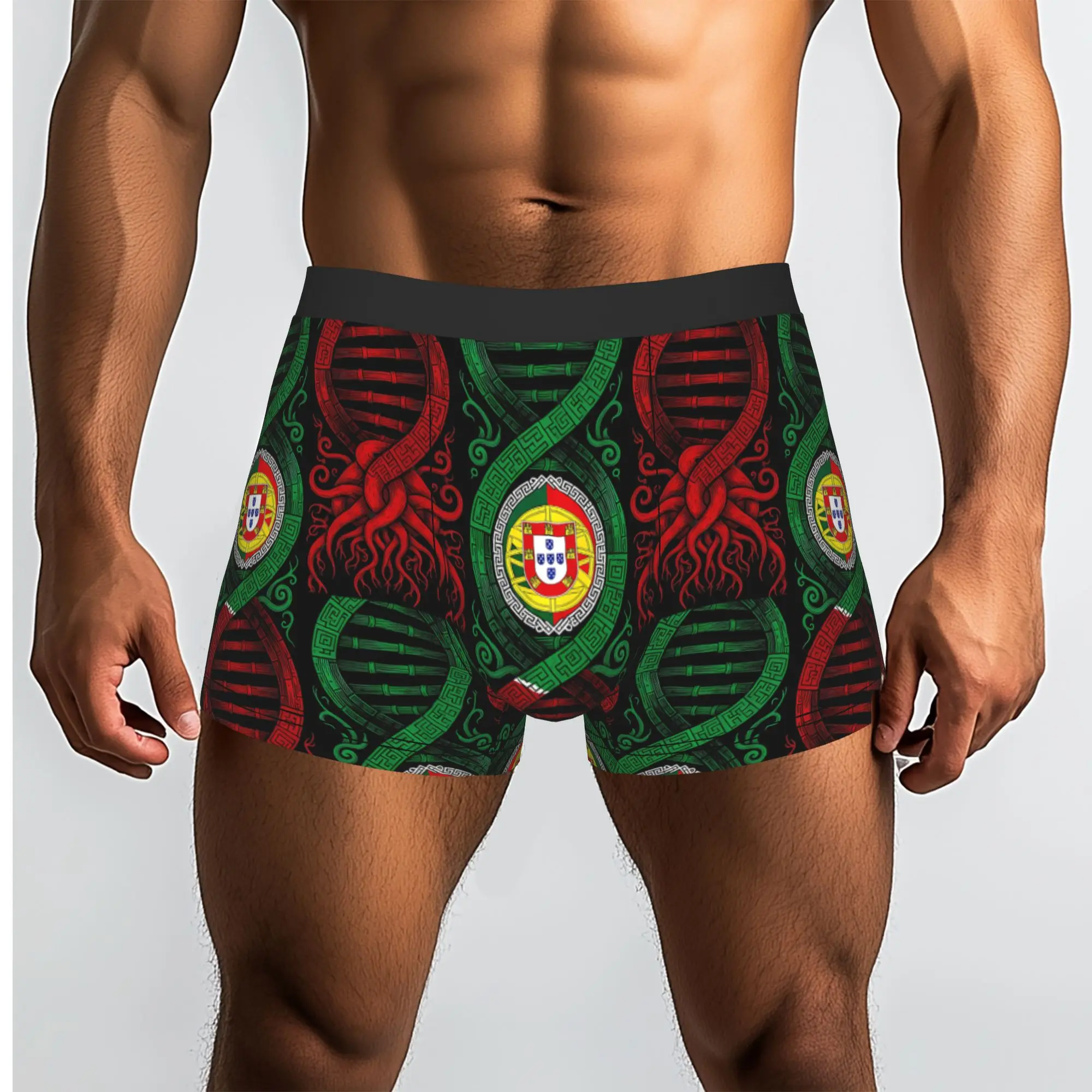 Portugal Flag Portuguese Roots Portuguese Underpants Breathbale Panties Men's Underwear Ventilate Shorts Boxer Briefs