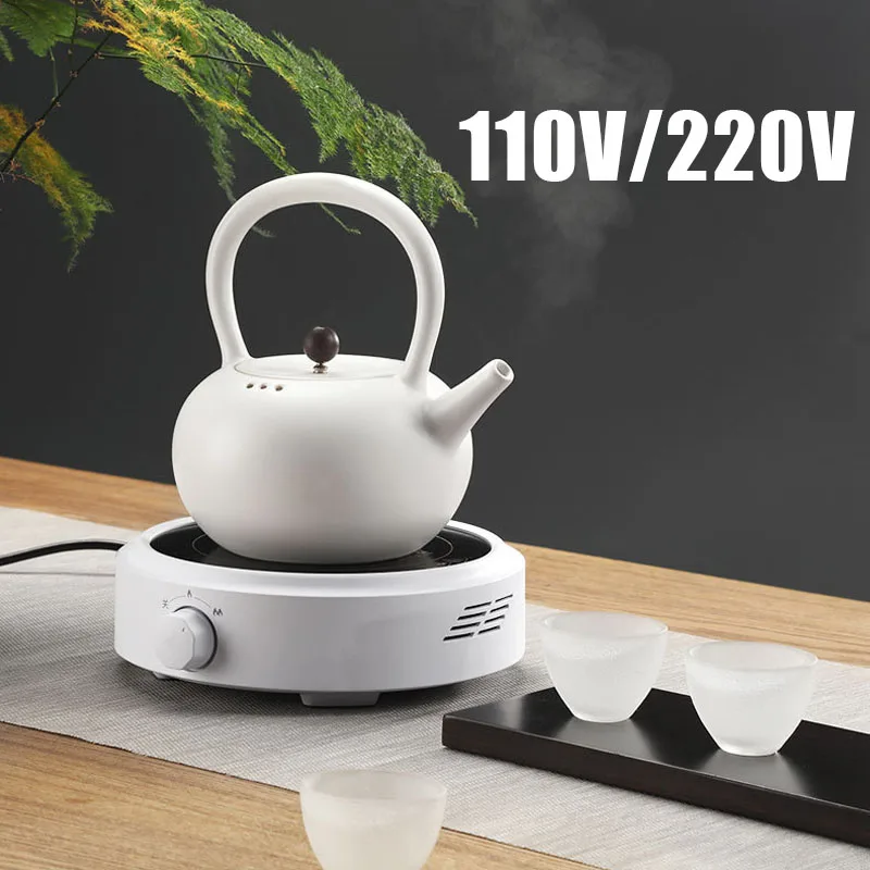 

110V/220V Electric Ceramic Heaters Hot Plate Tea Stove Mini Tea Maker Heating Furnace Multifunctional Heater Stove 800W