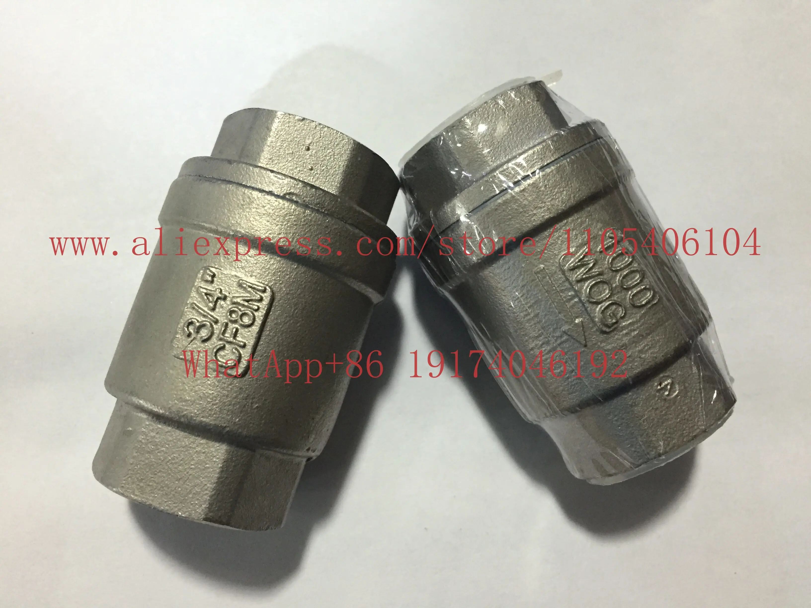1PCS 304 Stainless Steel H12W CF8M Vertical Check Valve/Check Valve DN20 3/4 6 points