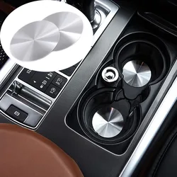 Aluminum Alloy Car Middle Console Anti-Slip Water Cup Mat Holder Pat Fit For Land Rover Range Rover Sport Vogue Accessories 58mm