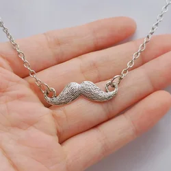 1pcs/Lot Fashion Vintage Beard scissors Charms Pendant Necklace Good Luck Protection Amulet Jewelry