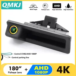 QMKJ AHD 1080P 180 Degree Fisheye Rear View Camera For BMW 3/5 Series E60 E39 E90 E82 E61 X1 E84 X5 E70 E92 E91 E88