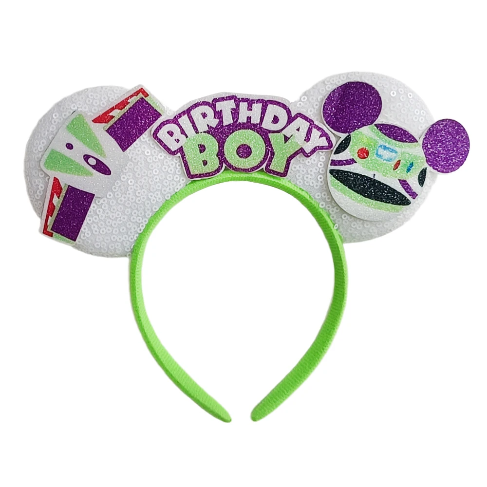 Auto's Mickey Mouse oorhoofdband 95 Flash haaraccessoires pretpark aankleden jongen hoofddeksels vakantie haaraccessoires