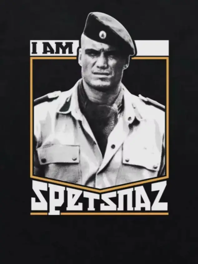 

I AM SPETSNAZ COOL SOLDIER MENS T-SHIRT Premium Cotton Short Sleeve O-Neck Mens T Shirt