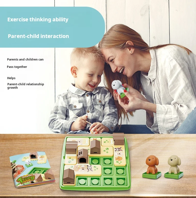 

Parent-Child Interactive Educational Toys Children Dog Maze Puzzles Logical Thinking Training Board Game Travel Activities Games