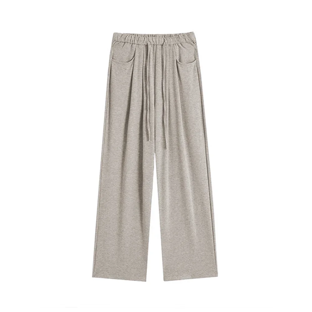 Casual Womens Pants Loose Trousers Casual Outfits M Pink Solid Color Pattern All Seasons Wear Daily Use Apparel