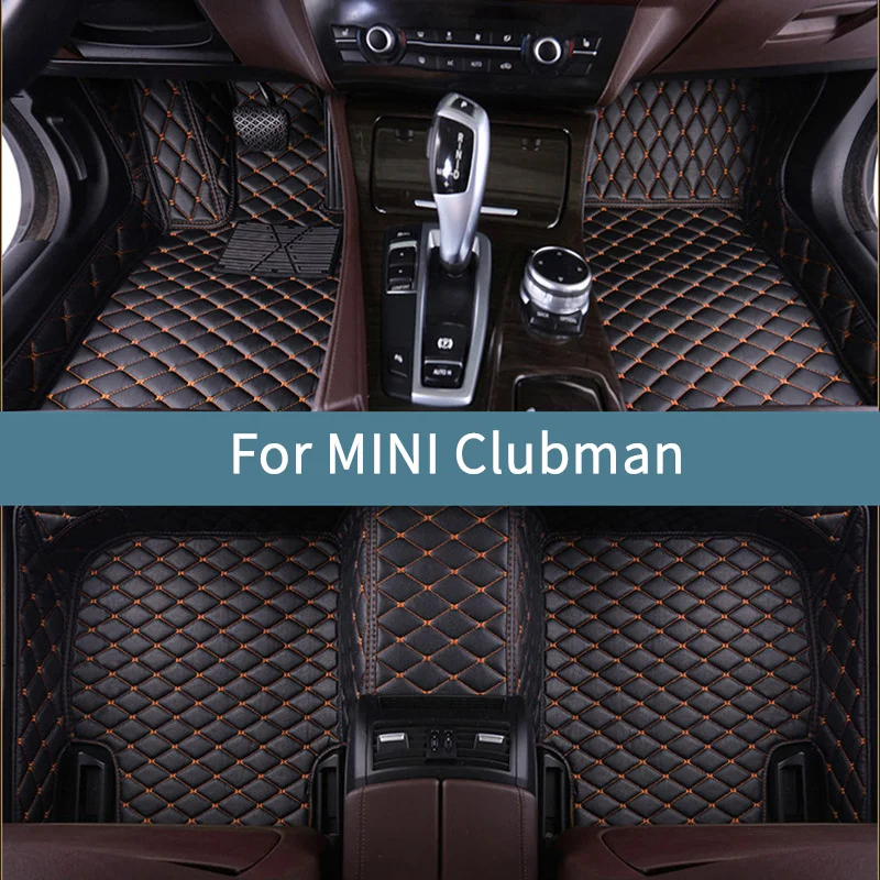 

Автомобильные коврики для MINI Clubman 2015 2016 2017 2018 2019 2020, водонепроницаемый полный комплект ковриков для автомобилей, аксессуары