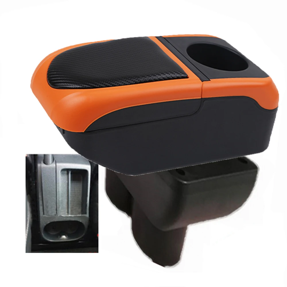 For Car Volkswagen VW Touran Caddy Armrest Box Arm Elbow Rest Center Console Storage Case with Cup Holder USB Port