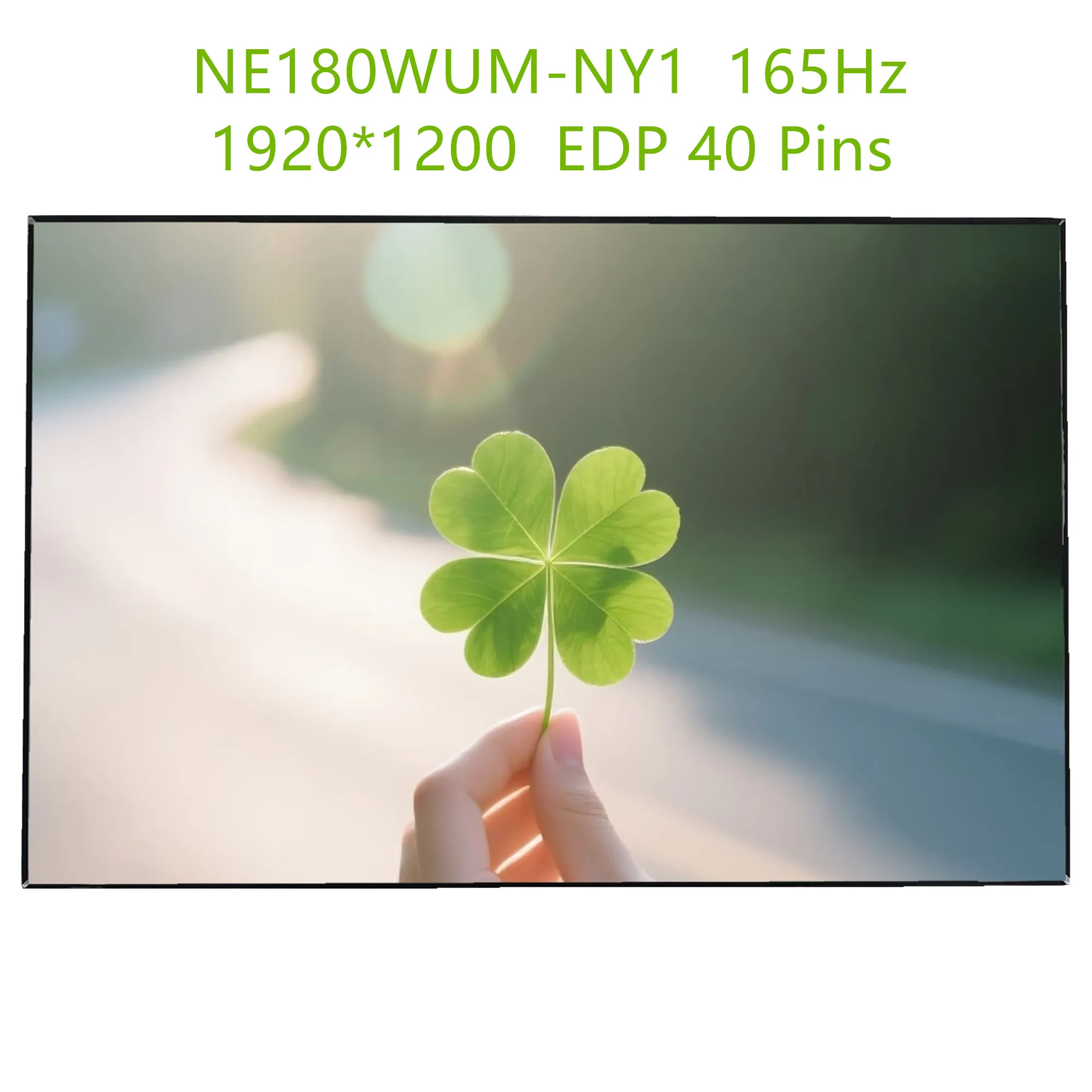 18.0'' IPS 165Hz NE180WUM-NY1 V8.0 NE180WUM NY1 Laptop LCD Screen Display Panel 1920*1200 EDP 40 Pins