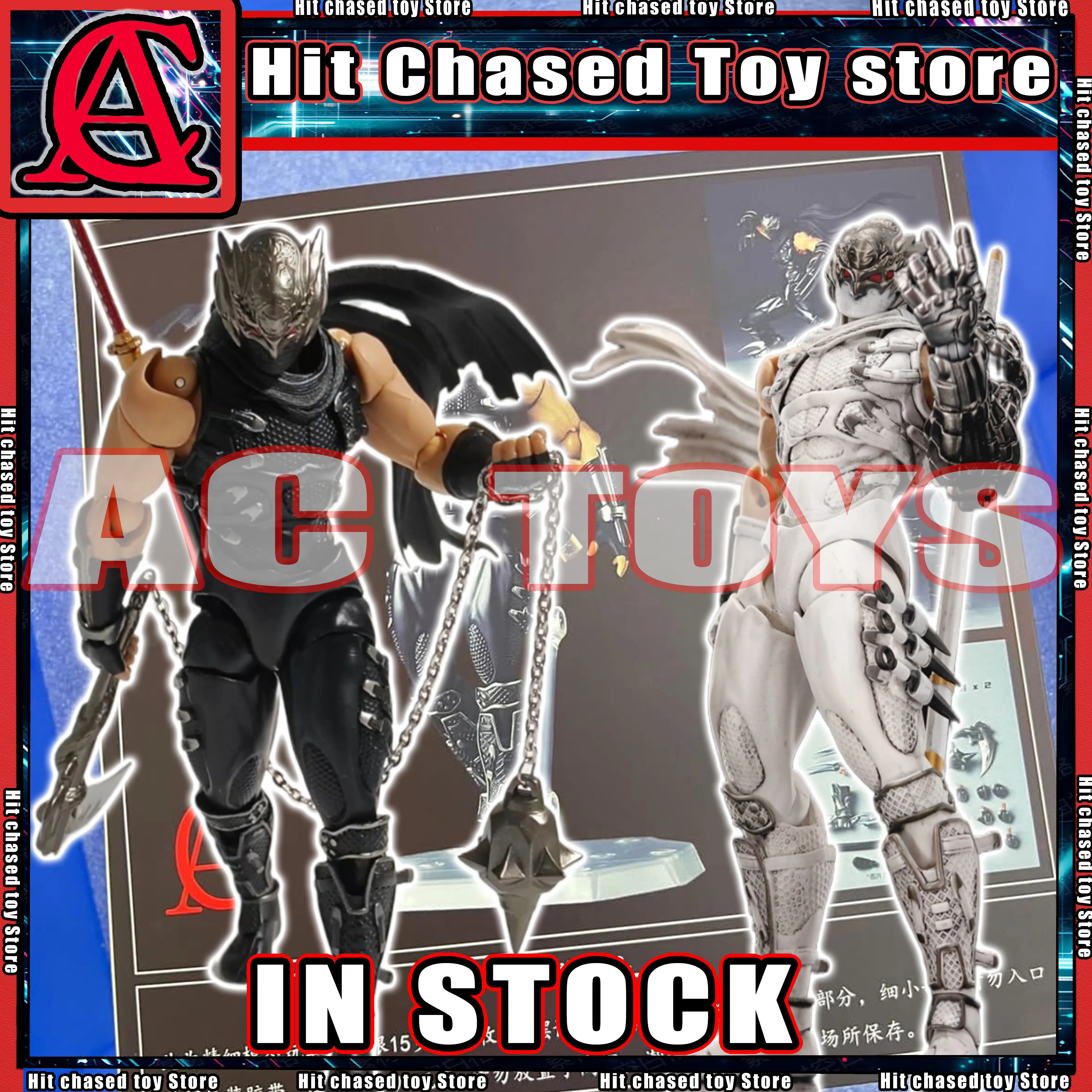 Ryu hayabusa ac fábrica brinquedos figura ninja gaiden kaiyodo revoltech yamaguchi estatueta de ação ko modelo estátua presentes brinquedos