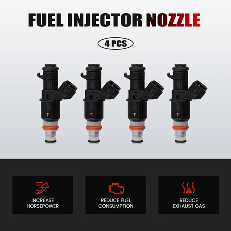 4PCS 16450-PRB-A01 New Fuel Injector Nozzle For ACURA 02-04 RSX TYPE-S 2.0L K20A2