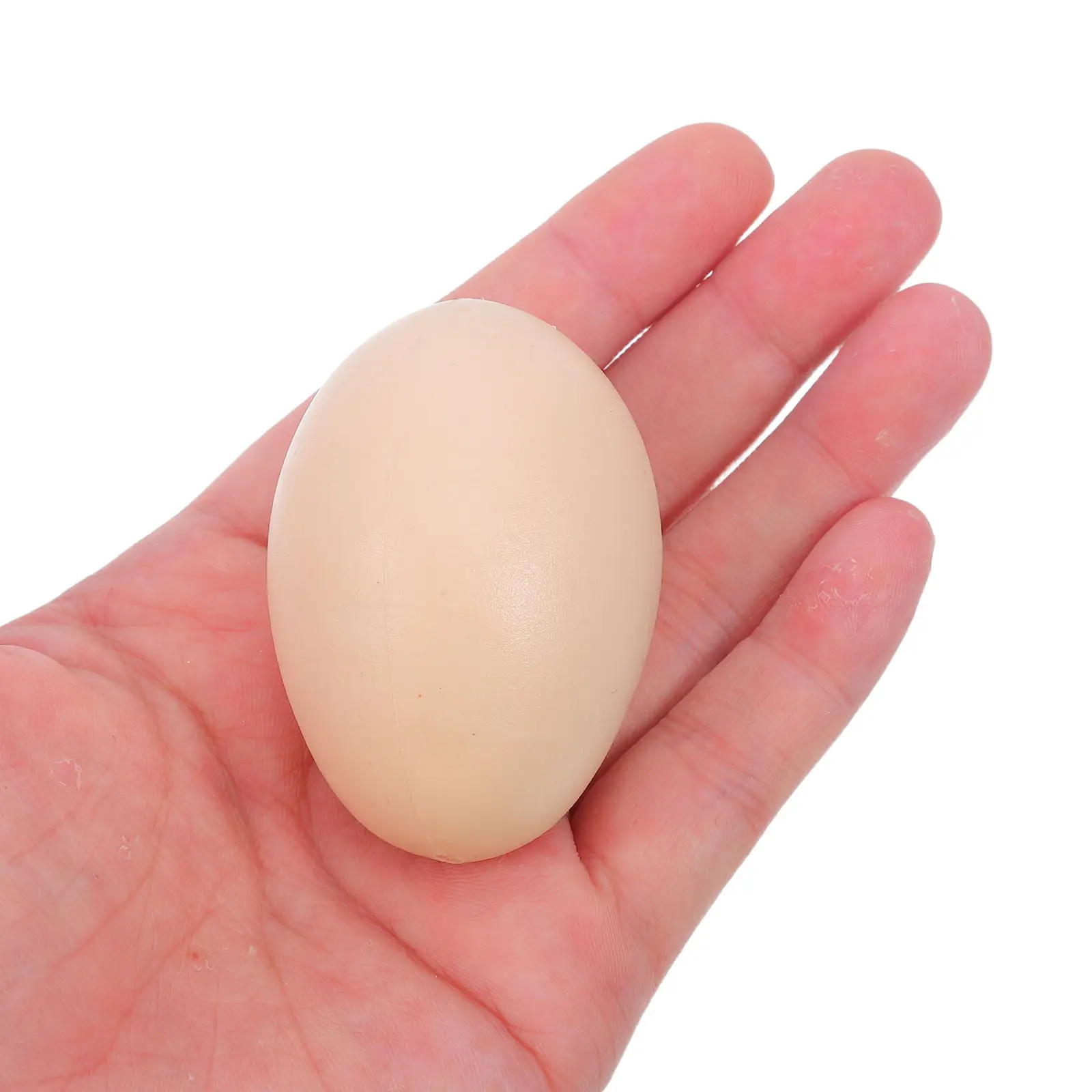 6 stuks plastic paaseieren voor het schilderen van doe-het-zelf ambachten gladde nep-ei-set decoratieve kunstbenodigdheden vroege ontwikkeling speelkeuken