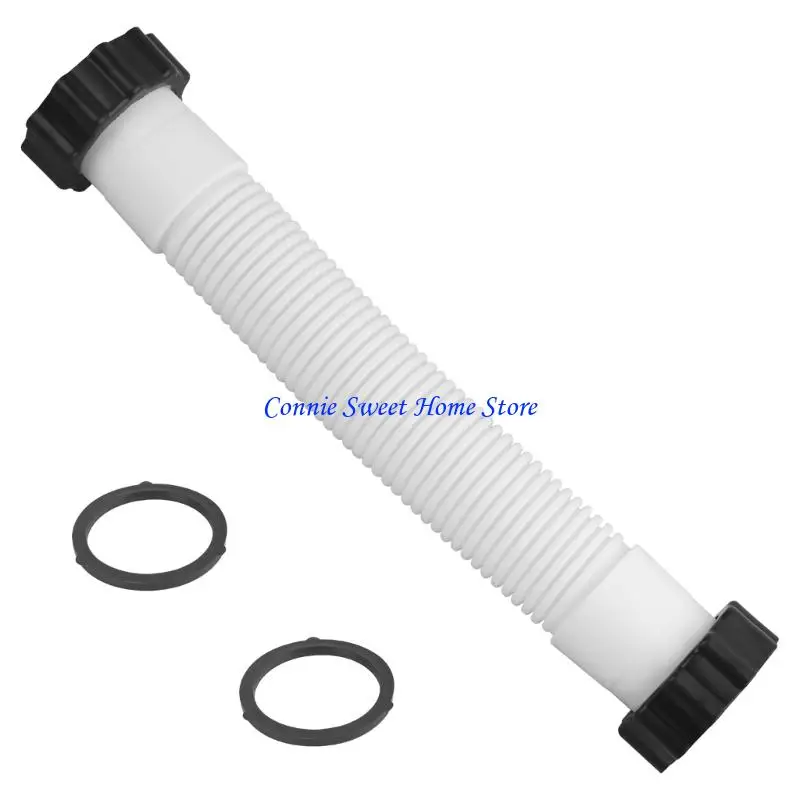 LXAF Replacement Pool Pump Hose 14 Inch Length Leak Proof Design Swimming Pool Filter Hose Works with Sand Filters & Above